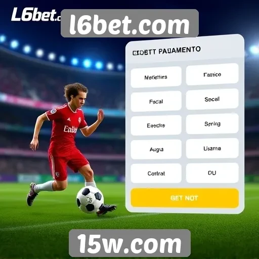 Opções de pagamento disponíveis no l6bet.com